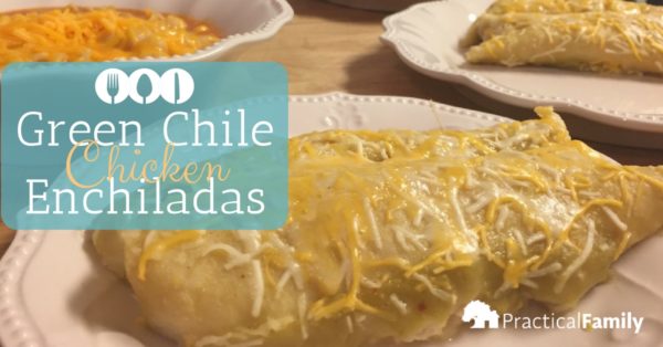 Green Chile Chicken Enchiladas