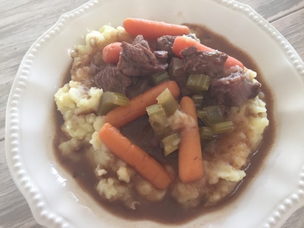 Beef Stew & Mashed Potatoes