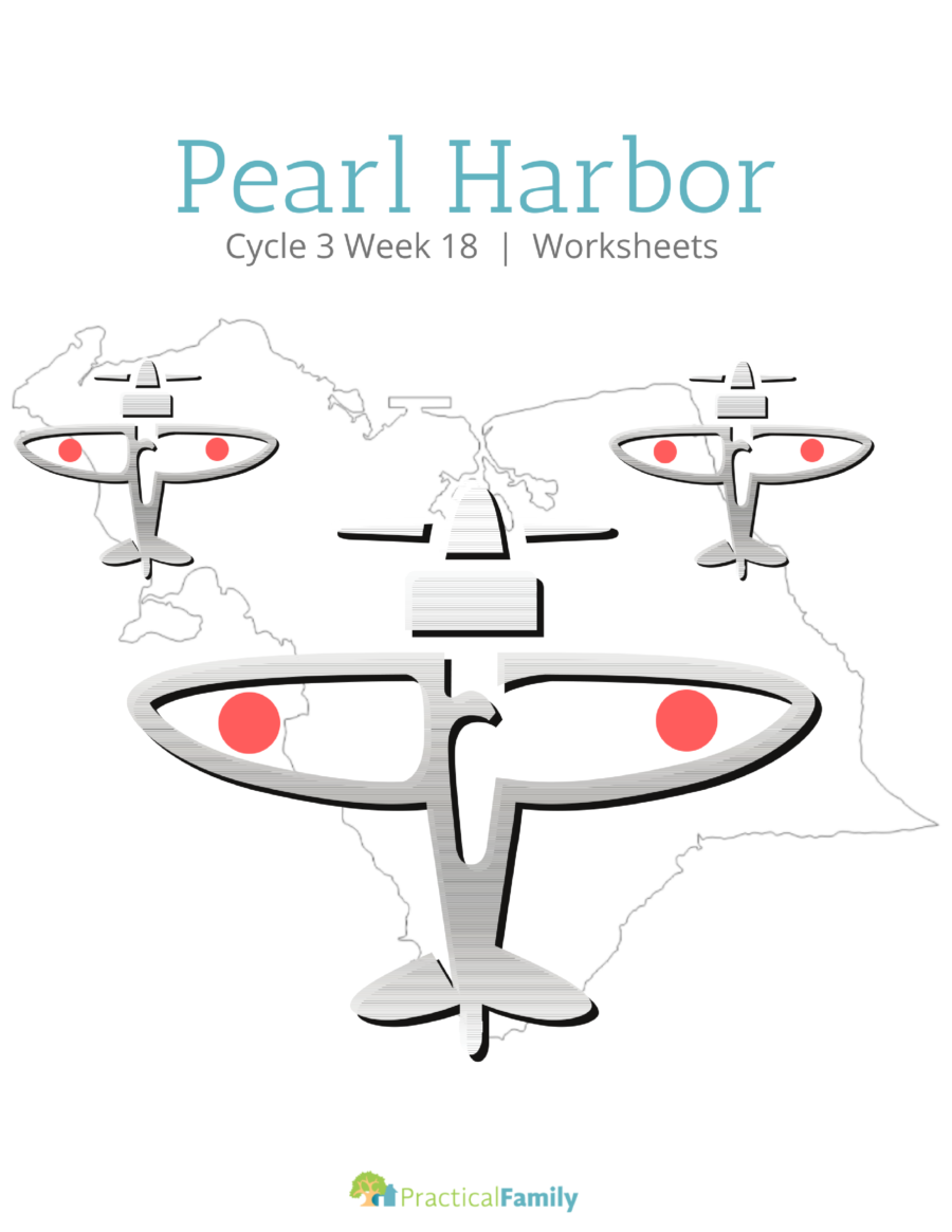 Worksheets Pearl Harbor Worksheet thank you pearl harbor worksheets practical family week 18 classical conversations
