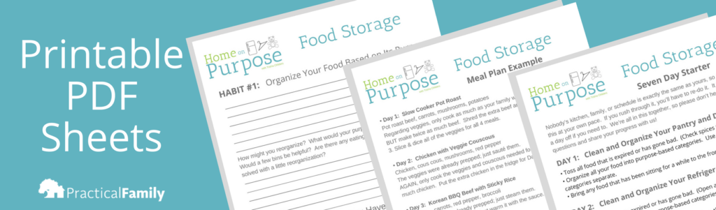 Home on Purpose Printables home on purpose practical family printable sheets