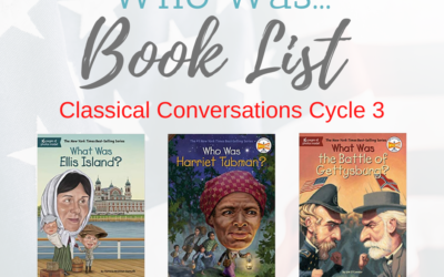 Who Was Book List – Classical Conversations Cycle 3